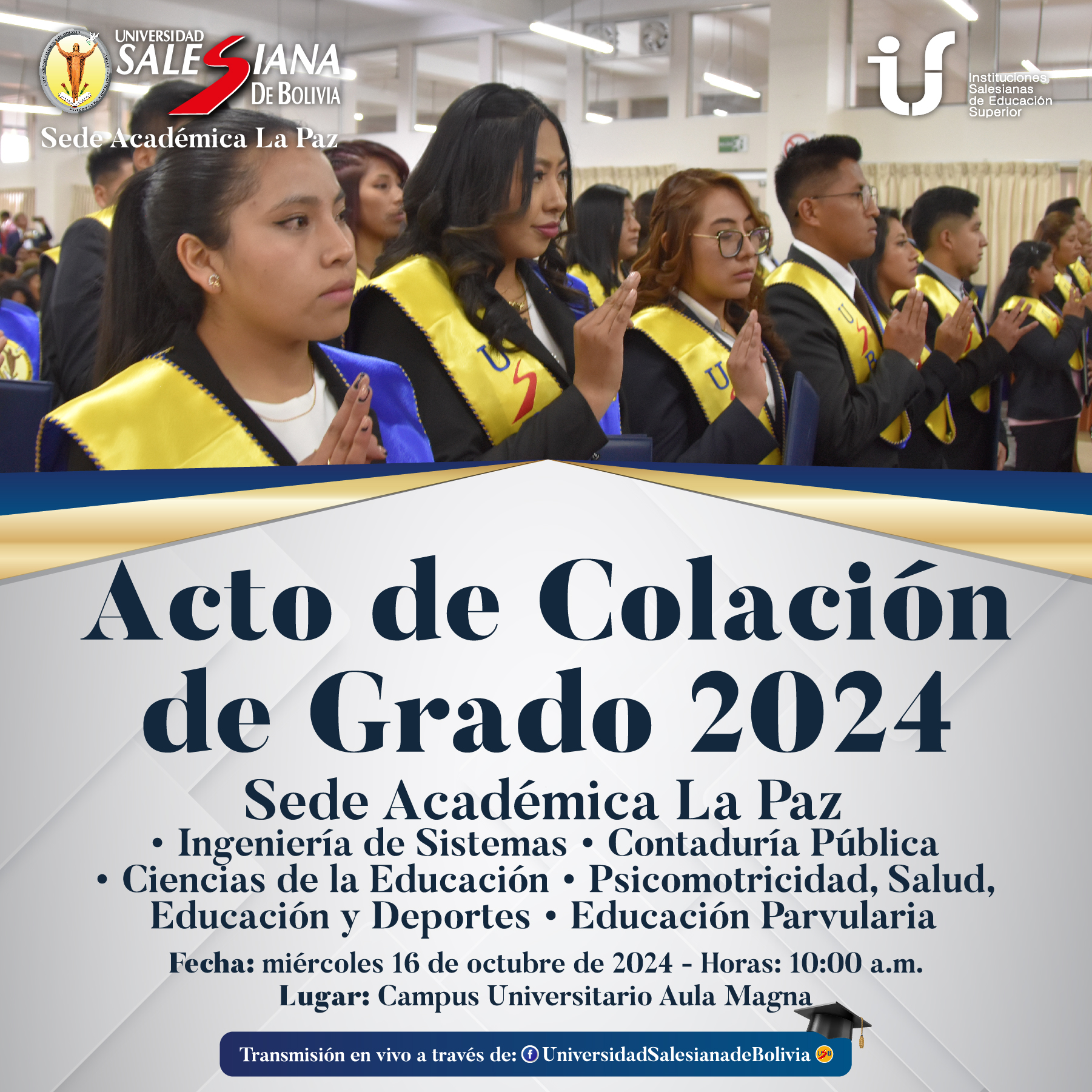 universidadsalesianadeboliviaactodecolaciondegrado16deoctubrede2024idscpcdepsmepa.jpg
